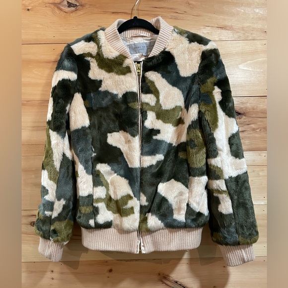 Marc New York Jackets & Blazers - Marc New York Andrew Marc Faux Fur Camouflage Jacket Size M